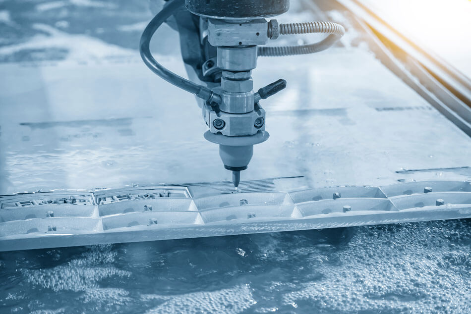 Technologie de découpe jet d'eau Bailly Waterjet